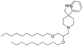 4-Aminomethyl-1-[2,3-bis(decyloxy)propyl]-4-phenylpiperidine CAS#: 72618-09-8
