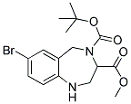 4-BOC-7-BROMO-1,2,3,5-TETRAHYDRO-BENZO[E][1,4]DIAZEPINE-3-CARBOXYLIC ACID 3-METHYL ESTER CAS#: 1260641-27-7
