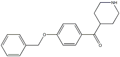 (4-(Benzyloxy)phenyl)(piperidin-4-yl)Methanone CAS#: 1263378-61-5