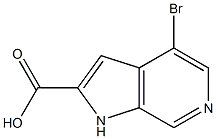 4-BroMo-1H-pyrrolo[2,3-c]pyridine-2-carboxylic acid CAS#: 1252572-24-9