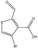 4-BroMo-2-forMylthiophene-3-carboxylic acid CAS#: 1334640-34-4
