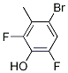 4-BroMo-2,6-difluoro-3-Methylphenol CAS#: 1365272-26-9