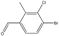 4-BroMo-3-chloro-2-Methylbenzaldehyde CAS#: 1224604-13-0