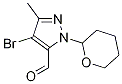 4-BroMo-5-Methyl-2-(oxan-2-yl)pyrazole-3-carbaldehyde CAS#: 1373232-52-0