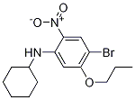 4-BroMo-N-cyclohexyl-2-nitro-5-propoxyaniline CAS#: 1365271-84-6