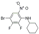 4-BroMo-N-cyclohexyl-2,3-difluoro-6-nitroaniline CAS#: 1365272-99-6