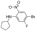 4-BroMo-N-cyclopentyl-5-fluoro-2-nitroaniline CAS#: 1365272-50-9
