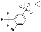 4-BroMo-N-cyclopropyl-3-(trifluoroMethyl)benzenesulfonaMide CAS#: 1330750-34-9