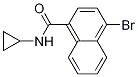 4-BroMo-N-cyclopropylnaphthalene-1-carboxaMide CAS#: 1365271-49-3