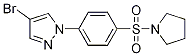 4-Bromo-1-(4-pyrrolidinosulfonylphenyl)pyrazole CAS#: 1187385-91-6