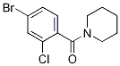 (4-Bromo-2-chlorophenyl)(piperidin-1-yl)methanone CAS#: 1187385-58-5