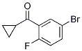 4-Bromo-2-(cyclopropylcarbonyl)-1-fluorobenzene CAS#: 1222368-75-3