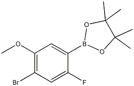 4-Bromo-2-fluoro-5-methoxyphenylboronic acid,pinacol CAS#: 1150271-71-8