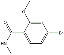 4-Bromo-2-methoxy-N-methylbenzamide CAS#: 1228957-03-6