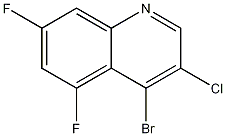 4-Bromo-3-chloro-5,7-difluoroquinoline CAS#: 1209122-08-6