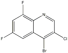 4-Bromo-3-chloro-6,8-difluoroquinoline CAS#: 1209265-33-7