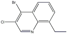 4-Bromo-3-chloro-8-ethylquinoline CAS#: 1208613-93-7