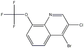 4-Bromo-3-chloro-8-trifluoromethoxyquinoline CAS#: 1208755-84-3