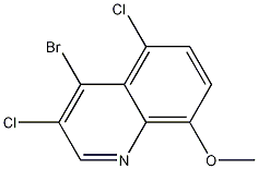 4-Bromo-3,5-dichloro-8-methoxyquinoline CAS#: 1208457-43-5