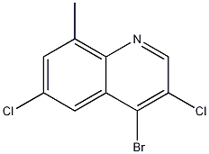 4-Bromo-3,6-dichloro-8-methylquinoline CAS#: 1208956-95-9
