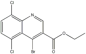 4-Bromo-5,8-dichloroquinoline-3-carboxylic acid ethyl ester CAS#: 1242260-61-2