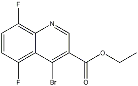 4-Bromo-5,8-difluoroquinoline-3-carboxylic acid ethyl ester CAS#: 1242260-20-3