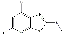 4-Bromo-6-chloro-2-(methylthio)benzo[d]thiazole CAS#: 1226808-55-4