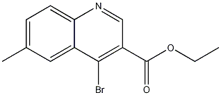 4-Bromo-6-methylquinoline-3-carboxylic acid ethyl ester CAS#: 1242260-73-6
