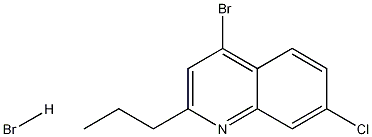 4-Bromo-7-chloro-2-propylquinoline hydrobromide CAS#: 1204811-33-5