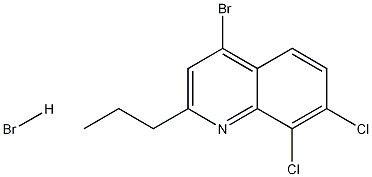 4-Bromo-7,8-dichloro-2-propylquinoline hydrobromide CAS#: 1204811-95-9