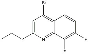 4-Bromo-7,8-difluoro-2-propylquinoline CAS#: 1189105-91-6
