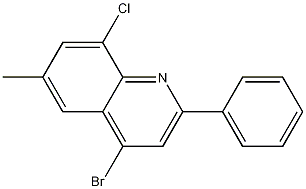 4-Bromo-8-chloro-6-methyl-2-phenylquinoline CAS#: 1189106-11-3