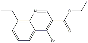 4-Bromo-8-ethylquinoline-3-carboxylic acid ethyl ester CAS#: 1242260-64-5