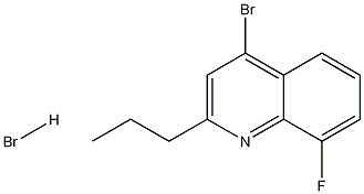 4-Bromo-8-fluoro-2-propylquinoline hydrobromide CAS#: 1204812-29-2