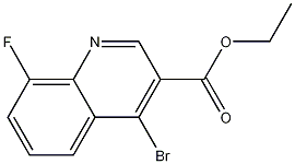 4-Bromo-8-fluoroquinoline-3-carboxylic acid ethyl ester CAS#: 1242260-92-9