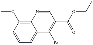 4-Bromo-8-methoxyquinoline-3-carboxylic acid ethyl ester CAS#: 1242260-60-1
