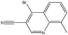 4-Bromo-8-methylquinoline-3-carbonitrile CAS#: 1242260-28-1