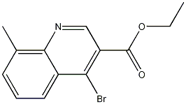 4-Bromo-8-methylquinoline-3-carboxylic acid ethyl ester CAS#: 1242260-83-8