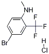 4-Bromo-N-methyl-2-(trifluoromethyl)aniline HCl CAS#: 1215206-44-2