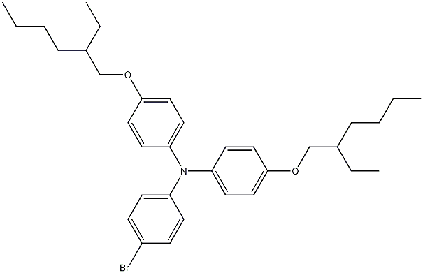 4-Bromo-N,N-bis[4-(2-ethylhexyloxy)phenyl]-aniline CAS#: 1192035-51-0