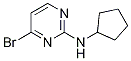 (4-Bromo-pyrimidin-2-yl)-cyclopentyl-amine CAS#: 1269291-43-1
