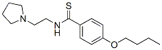 4-Butoxy-N-[2-(1-pyrrolidinyl)ethyl]benzothioamide CAS#: 72004-12-7