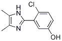 4-CHLORO-3-(4,5-DIMETHYL-1H-IMIDAZOL-2-YL)PHENOL CAS#: 1184919-44-5
