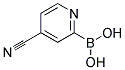 4-CYANOPYRIDIN-2-YL-2-BORONIC ACID CAS#: 1072946-01-0