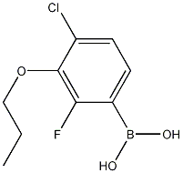 4-Chloro-2-fluoro-3-propoxyphenylboronic acid CAS#: 1256346-23-2