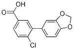 4-Chloro-3-(3,4-Methylenedioxyphenyl)benzoic acid CAS#: 1181596-03-1