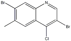 4-Chloro-3,7-dibromo-6-methylquinoline CAS#: 1204811-82-4