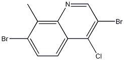 4-Chloro-3,7-dibromo-8-methylquinoline CAS#: 1204811-21-1