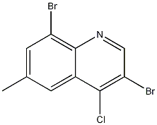 4-Chloro-3,8-dibromo-6-methylquinoline CAS#: 1204812-25-8