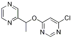 4-Chloro-6-(1-pyrazin-2-yl-ethoxy)-pyriMidine, 98+% C10H9ClN4O, 分子量 236.66 CAS#: 1146080-25-2